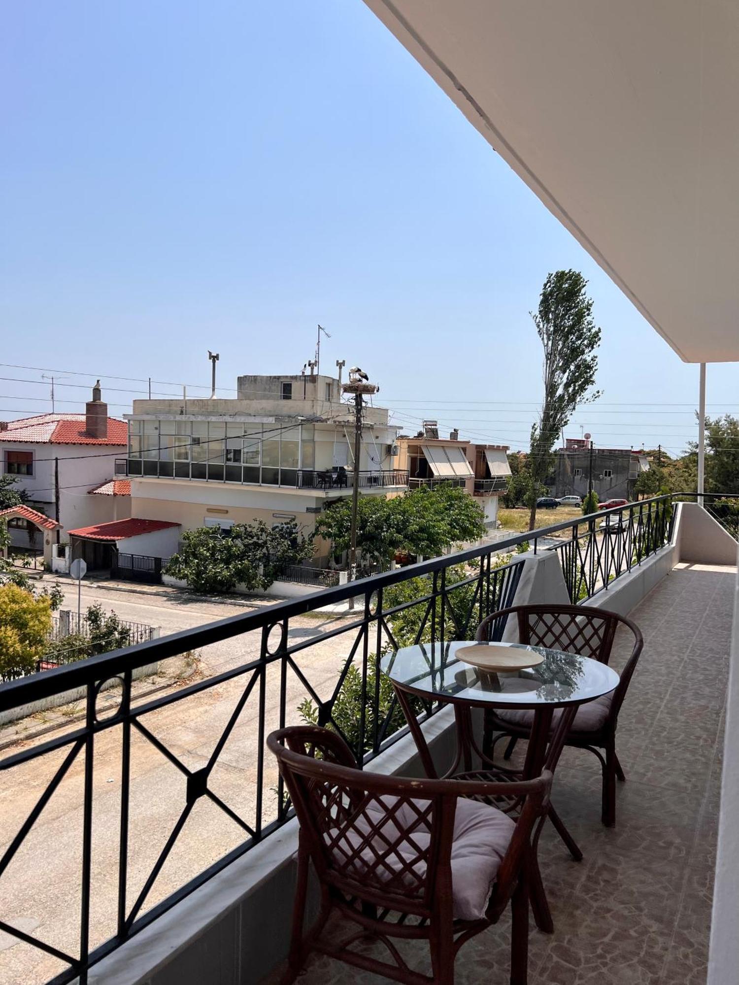 Dimitra House Entire Apartment With Balcony And View Pherrai Экстерьер фото
